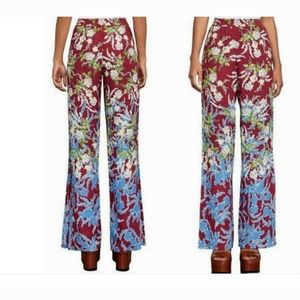 NWT BCBG MaxAzria William Floral Print Pants